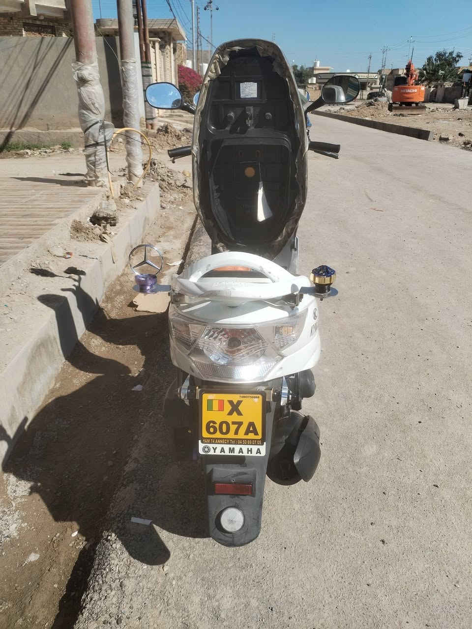 السلام عليكم دراجه كامكو موديل ٢٠١٧ ام الكامره مكفوله كفاله عامه مكينه وكفرات فول مواصفات طلاعات بك لايت كرستال لايت زنون اشاير لد دراجه جديده وجاهزه ماشيه ٢٢ الف الاستفسار اتصل على الرقم ***********
