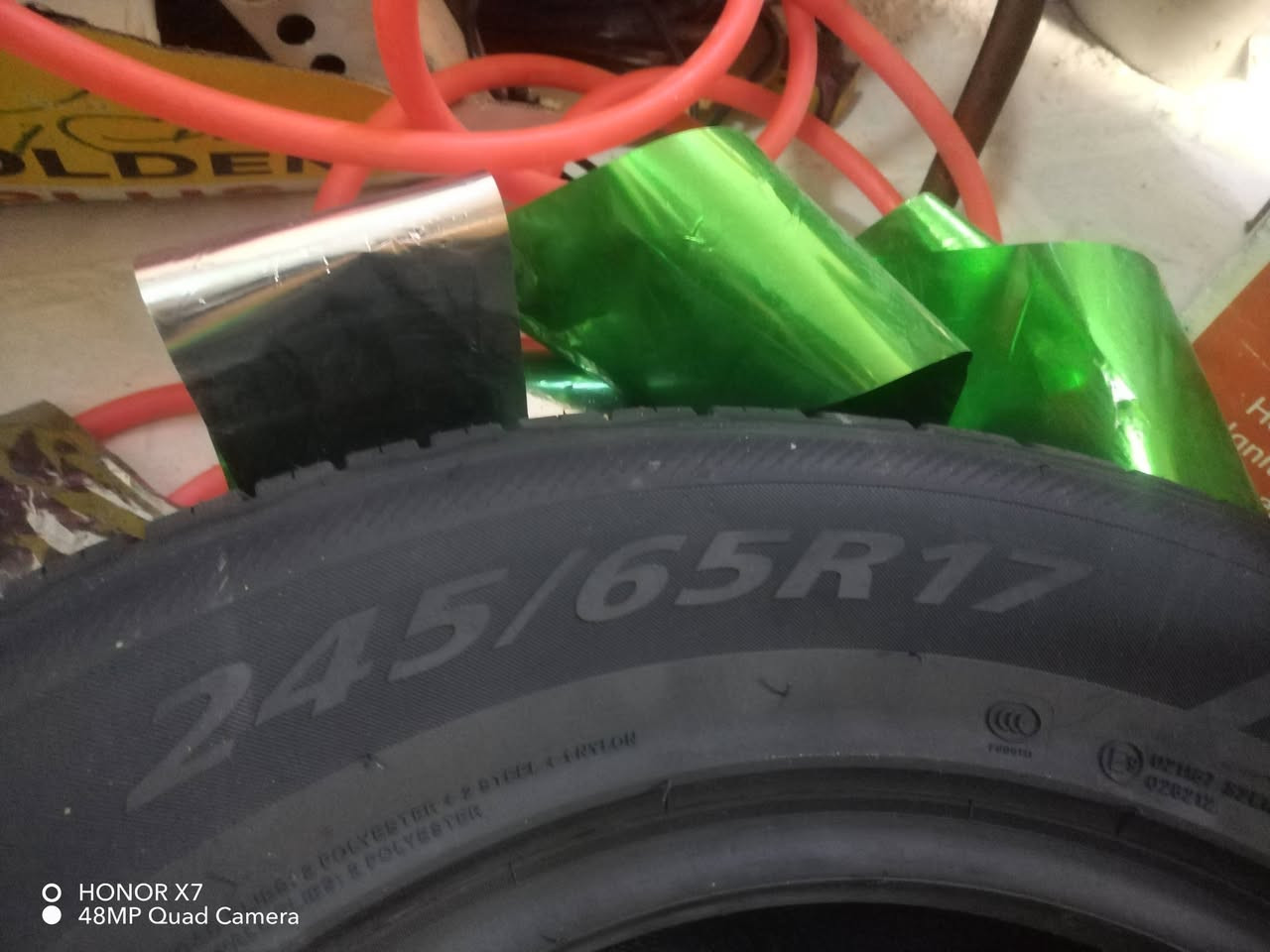 السلام عليكم زوج تاير جديد مامفتوح  قياس 
245/65/R17
صنع في الصين إنتاج ٢٠٢٤ شهر 9
للاستفسار الاتصال على الرقم *********** بغداد
