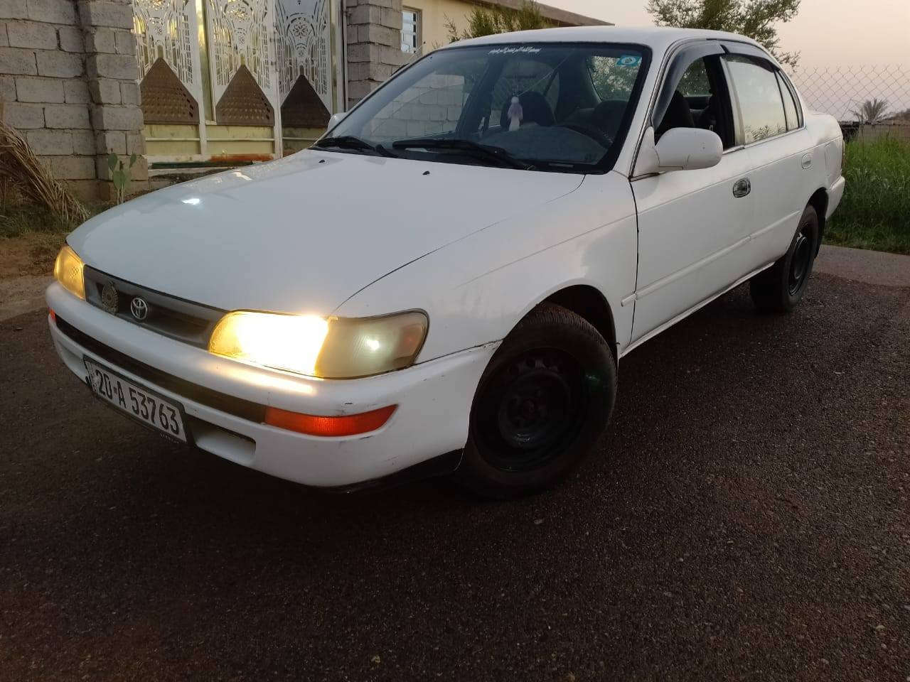 سلام عليكم كورلا1994 كير ومحرك شرط بدون صبغ مكان ديالى 
الإستفسار
***********
