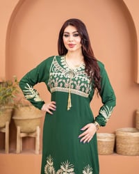 دشداشة نسائية • كشمير قطني مصري • مقاس XXL-XXXL