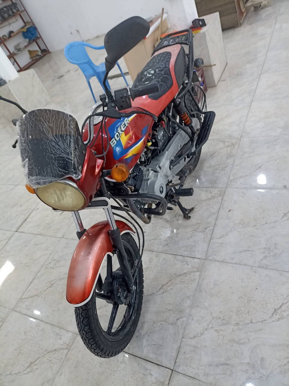 ديالى مندلي للبيع بوكسر موديل 21 كفالة عامة وراق صولية شرط الترقيم سعر 900  نقص صفاحية و باتري تخم تاير محرك مامفتوح***********
