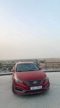 للبيع سوناتا ٢٠١٦ سبورت محرك ٢٤٠٠ gdi ضررها بنيد فقط وبارد بلباب اثر ط...