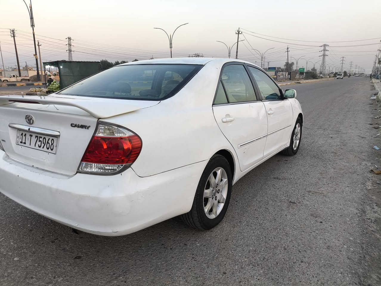 سلام وعليكم سياره كامري موديل 2006 رقم بغداد الدولي سنويه 30وارد امريكي سياره مال جناي فول نضافا بيها مكانات صبق مكان سياره ديالى ناحيت العضيم سعر 88 سياره كراند فول مواصفات‏‪***********‬‏

