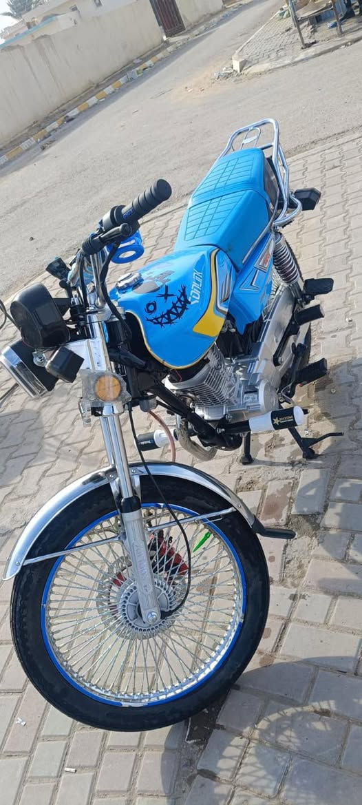 السلام عليكم دراجه موديل ٢٥ محرك شرط مامفتوح كهربايات شغاله مايعوزه شي لبيع سعر 800وبيه مجال 

 مجال اتصل( *********** )
