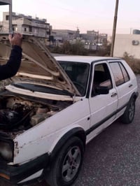 للبيع كولف موديل ١٩٩١ رقم الماني سنويه خضره شرط تحويل محرك 8/0 جديد كي...