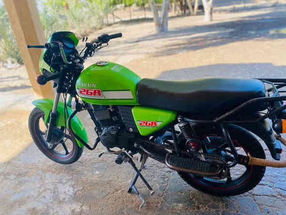 سلام عليكم دراجة دايون للبيع موديل 22مكفول كفالة عامة كرهبايات كاملة دراجة جديدة اية نقص مابيهة محرك 200 كتابة حمر دراجة واحد على واحد السعر مليون 100 وبيهة مجال رقم ***********
