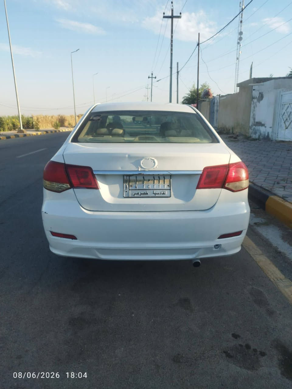 السلام عليكم
گريت ويل صالون موديل 2012

محرك ياباني يارس گير عادي رقم قادسيه صاعده هزه السياره تبريد حداديه:مصبوغه عام بدون ضربه السعر 41 $ /*********** مكاني كوت قضاء الاحرار

