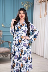 قميص طويل • خامة كريشة • فري سايز ٨٥كغ