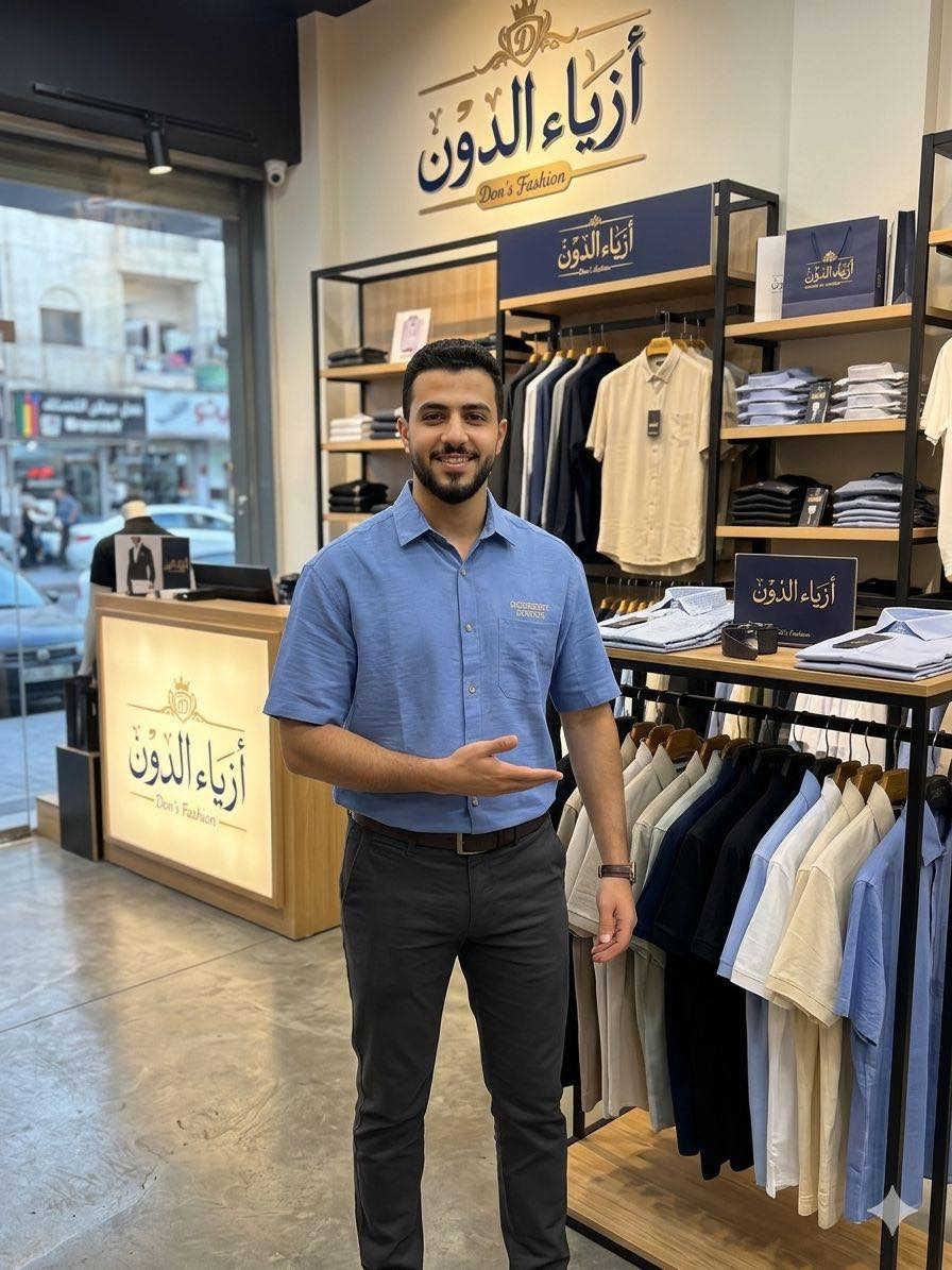 لانك تستحق ان تكون مميز وانيق ولك متعدد الخيارات ازياء الدون تقدملك المجموعة الجديده 
قميص رجالي ماركات درجه اولى قطن
متوفر احجام خاص
متوفر احجام عتيادي
السعر ٢٠ الف
عنوان المحل
الحريه الاولى مدخل شارع الحاسبات من تقاطع باتا
مقابل 
‏‎‏للاستفسار الاتصال او مراسلتنا على الرقم التالي
توجد خدمة توصيل داخل بغداد وجميع 
المحافظات العراق
للاستفسار 
***********📞
*********** 📞
وتساب واتصال 
او ارسال رساله للصفحه
شكرا لثقتكم بنا
#تفاعلكم_يساعدنا_على_الاستمرار🌹
