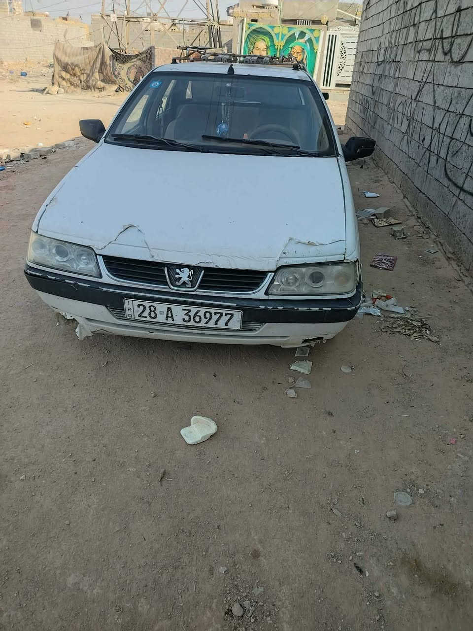 اللبيع بيجو 405رقم نكليزي نجف  بسمي موديل 2009 جاهوة عدة التبريد مكان السيارة نجف سعرها 28وبيها مجال ستفسار ‏‪***********

