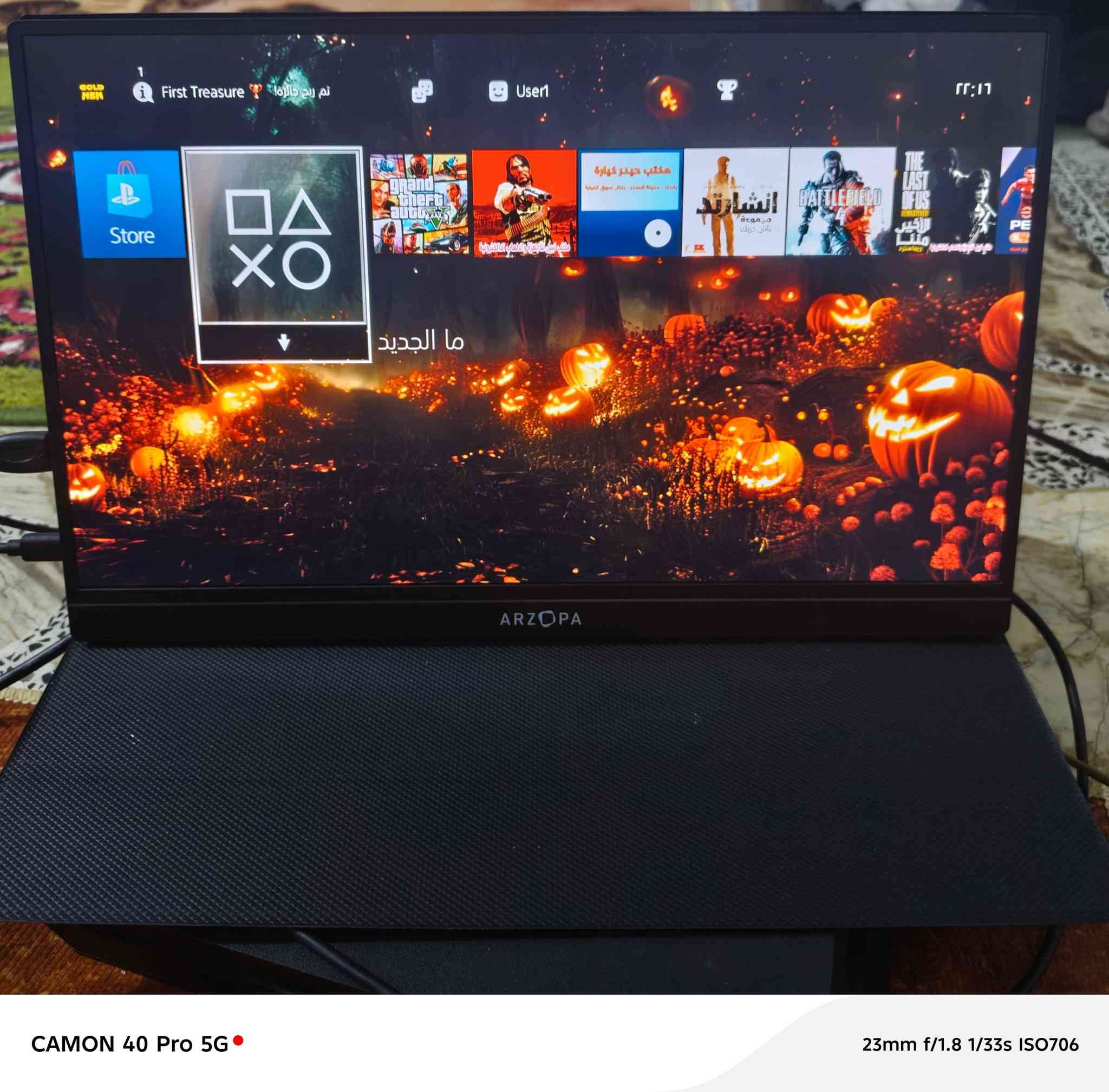 السلام عليكم
Ps4 مهكر نضام ١١
شاشة ARZOPA حجم ١٦ 
يو بي اس تاكير ٨٥٠ 
جهاز نضيف ما مفتوح وية ٢ جوستيكة تجاري
مكاني بغداد ماعدي توصيل


**إذا كنت صاحب هذا الإعلان وتريد حذفه لأي سبب، رجاءا أرسل رسالة إلى الدعم الفني**