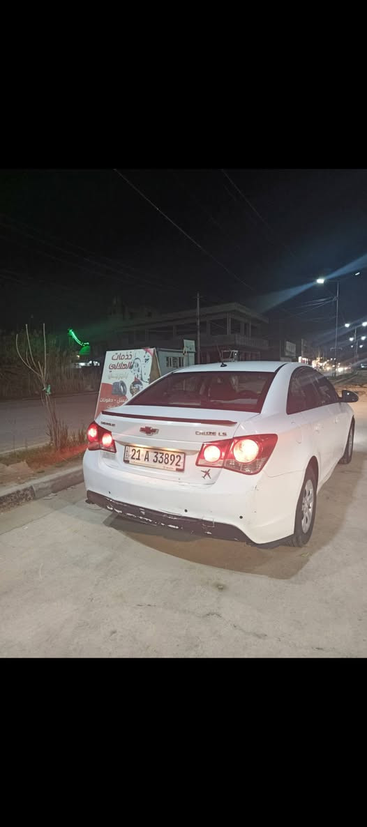 شوفرليت كروز 2013 
 السعر   69 ورقة فقط ٦٩ 
رقم سليمانيه سنوية هزة جديدة 
بدون صبغ بدون ظرر 
كير محرك شرط 
بدون غرامات 
 كير توماتيك 
محرك ١٨٠٠ 
جامات كهرب 
تحكمات سترين 
تدفئة تبريد شرط 
سيارة جاهزة كاملة  
للستفسار الاتصال 
***********
