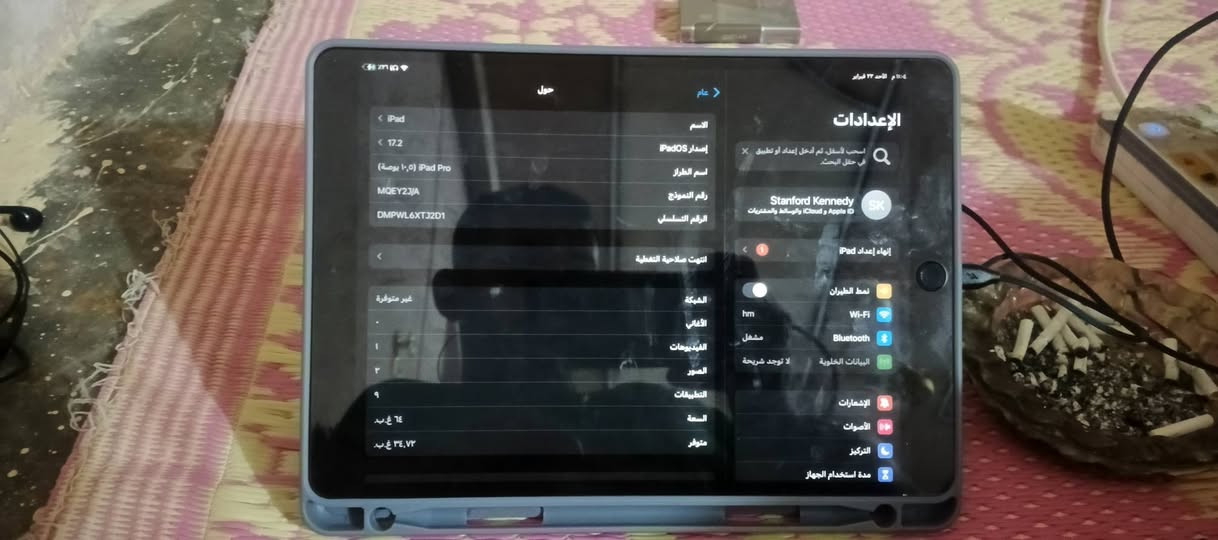 سلام عليكم من رخصه الادمن ايباد برو 10.5ذاكره64ايباد ينطيك 60فريم بوبجي شاشه 120هرتز ايباد يفيدك العاب ودراسة يرهم مراوس حسب القناعه سعر 230وبي مجال بسيط للاستفسار الاتصال على الرقم ***********او مراسله الصفحه
