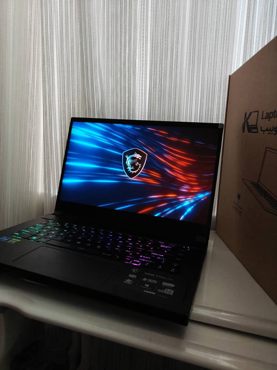 🚀 للبيع / بۆ فرۆشتن: MSI Stealth GS66
🔥 (شبه جديد ونظيف جداً / زۆر خاوێن هاوشێوەی نوێ)

​💻 المواصفات | Specifications:

​CPU: Intel® Core™ i7-11800H (11th Gen)

​GPU: NVIDIA® GeForce RTX™ 3070 8GB GDDR6

​RAM: 16GB DDR4 (Upgradable)

​Storage: 512GB NVMe SSD (Upgradable)

​Screen: 15.6" FHD IPS

​Keyboard: SteelSeries Per-Key RGB

​Features: Thunderbolt™ 4, Wi-Fi 6E

​✨ الحالة والضمان | دۆخ و گەرەنتی:

​عربي: نظيف 100% وبحالة ممتازة + ضمان تشغيل وفحص لمدة 3 أيام.

​کوردی: زۆر پاک 100% بێ کێشە + 3 ڕۆژ گەرەنتی تاقیکردنەوە و پشکنین.

​📞 للتواصل | پەیوەندی (واتساب): ***********

​📍 العنوان: كركوك - بنجا علي (کەرکوک - پەنجا عەلی)

​🏢 شركة خوبيب للابتوبات - Khubaib Laptops
