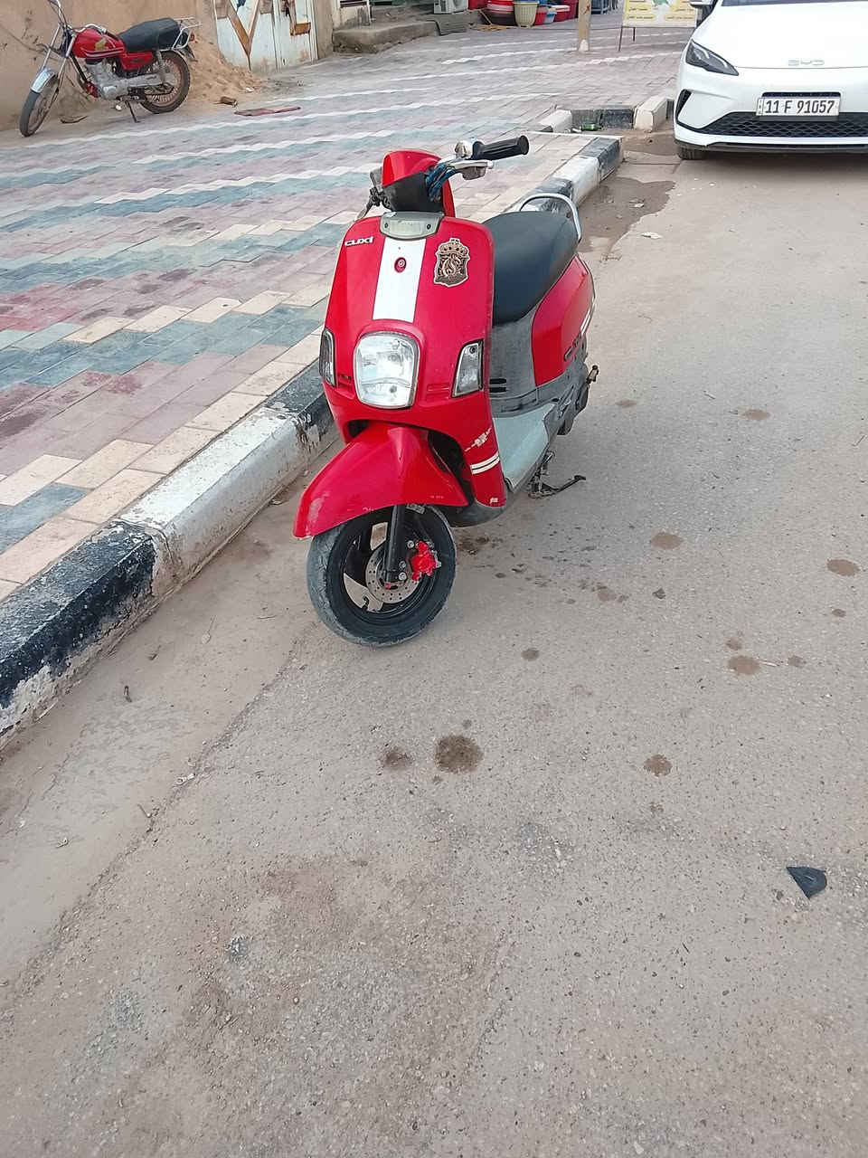 للبيع
دراجه ماكس بوليس
مديل 2008
داخل بلاد كفر بلاد كلها ختم واحد ويه رقم المحرك سوجين بلاد الكهربائي شغاله كلها الدراجه كابريتر محرك 49 بلاد المحرك مكفول الدراجه جديده  مكاني نجف رقمي ***********
