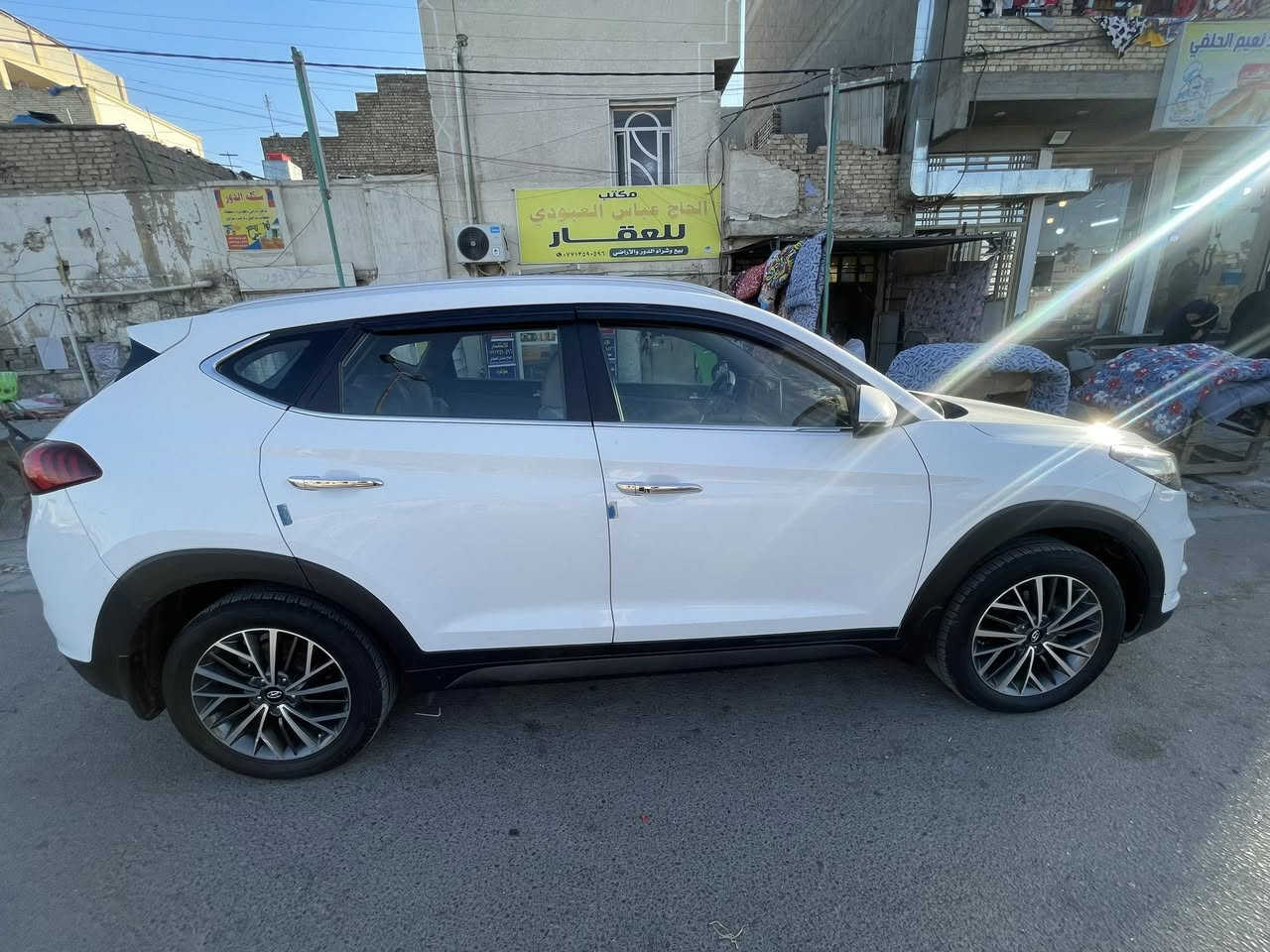 السلام عليكم توسان موديل 2020 خليجي شركة الكاصد ماشيه 74 الف السعر 185 مكاني بغداد مدينة الصدر 
للتفاصيل اكثر *********** 

مبدل بيهة بنيد ودعامية 
شواصي لغود جاملغات ايرباك كله سليم سيارة واكفة ورجعت عليهة سيارة ثانية وبدلتهن 
وتاخذ وتفحص
