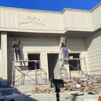 كادر حجر حلان تطبيق واجهات كوبنات شغل نظيف درجه اولى كرسته عمل أو بلمت...