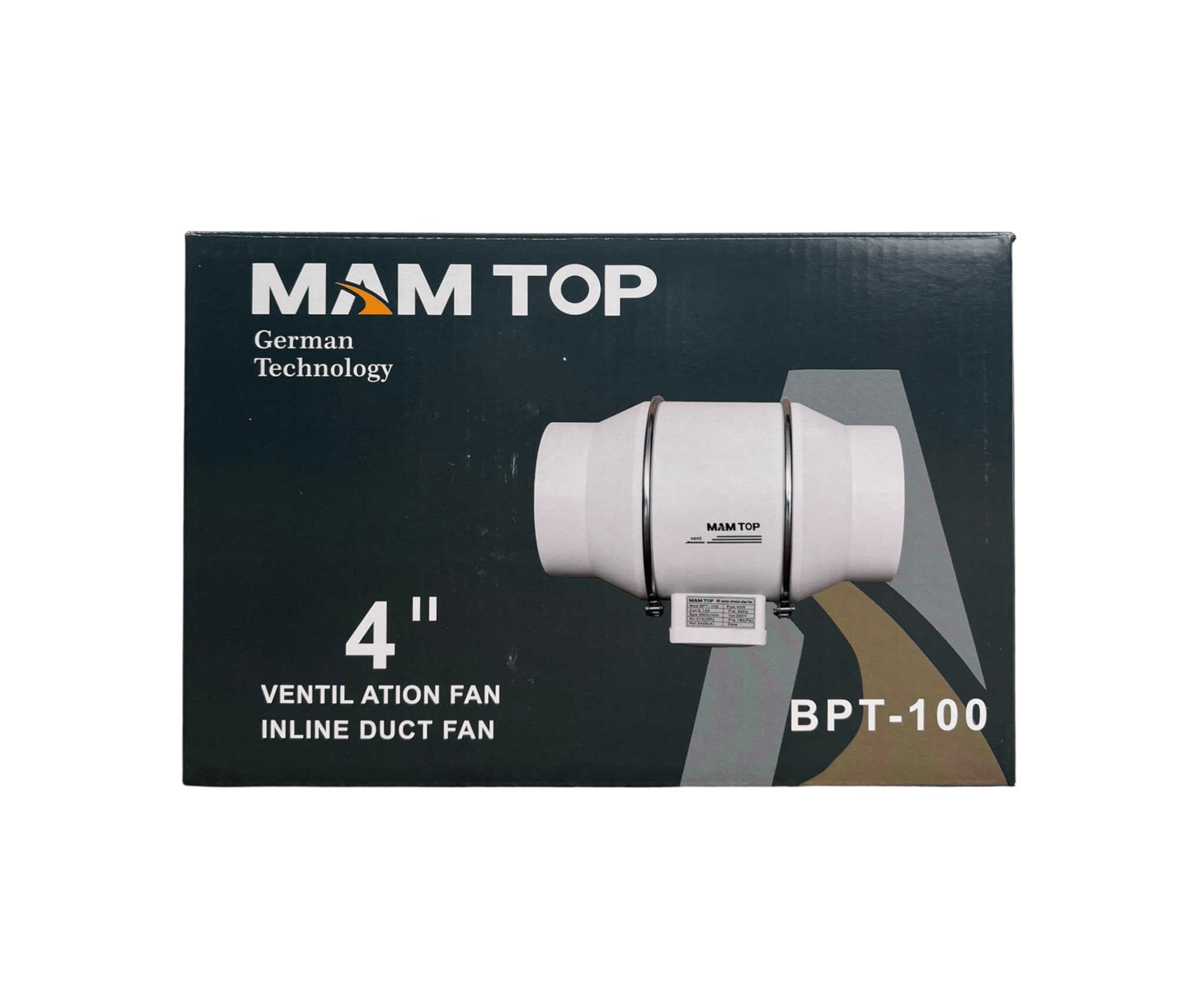 ساحبة هواء صاروخية ماك توب MAM TOP – 4 إنج (Inline Duct Fan)
الاستخدامات

سحب وطرد الهواء من الحمّامات والمطابخ.

تحسين التهوية داخل الغرف، المخازن، والورش.

تقليل الرطوبة والروائح والدخان.

مناسبة لأنظمة مجاري الهواء (الدكت) بقطر 4 إنج.

تُستخدم في البيوت، المحلات، والمكاتب.

المميزات

قطر 4 إنج (100 ملم)– متوافقة مع دكت التهوية القياسي.

قدرة كهربائية: 40 واط.

الجهد الكهربائي: AC 220V – 5060Hz.

تدفق هواء قوي: حوالي 310 م³ساعة.

ضغط هواء: 180 باسكال.

مستوى ضجيج منخفض: تقريبًا 34 ديسيبل.

سرعة دوران: 2600 دورةدقيقة.

تصميم صاروخي داخلي لرفع كفاءة السحب.

استهلاك طاقة منخفض مع أداء ثابت.

جسم بلاستيك متين مقاوم للرطوبة.

مزوّدة بحامل تثبيت معدني لسهولة التركيب.

سهلة الفك والتنظيف حسب دليل الاستخدام.

تشغيل هادئ مناسب للاستخدام المنزلي.

محتويات الصندوق

ساحبة هواء صاروخية MAM TOP مقاس 4 إنج.

قاعدة تثبيت معدنية مع براغي.

دليل الاستخدام.

الملاحظات

طول السلك: 70 سم.

قياس الكارتون:

- الطول: 23 سم
- العرض: 17.5 سم
- الارتفاع: 15.5 سم

يُفضّل فصل الكهرباء قبل التركيب أو الصيانة.

يُنصح بتنظيف المروحة دوريًا للحفاظ على الأداء.
‏سعر 35 مع التوصيل مجاني بغداد محافظات


**إذا كنت صاحب هذا الإعلان وتريد حذفه لأي سبب، رجاءا أرسل رسالة إلى الدعم الفني**