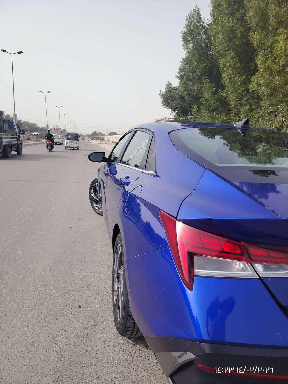 سلام عليكم لنتره 24 فول عداد 17 ميل بغداد شرط تحويل ساره جديده سعر 160$ اي يربام ما طك فقط تصال ***********
