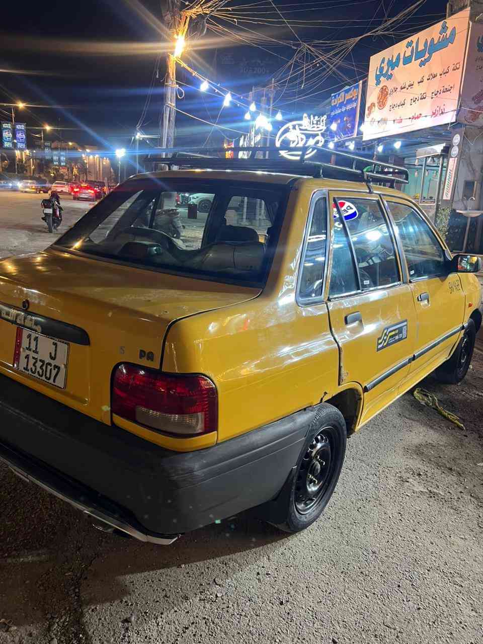 سلام عليكم سايبا 12 للبيع سياره نضيفه وجاهزه مكينه جديده بل جيس كير جديد رقم بغداد الانكليزي  باسمي شرط التحويل شواصي نضيفات مصفره هيئه وغرامات *********** مكاني بغداد البياع
