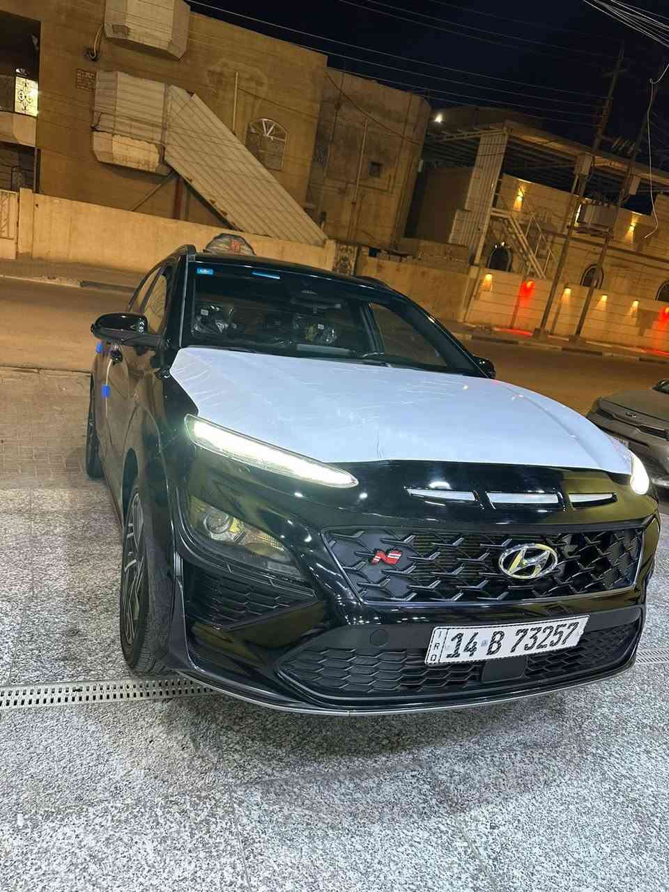 هونداي كونا مديل 2023 دخول جديد فول مواصفات N واحد على واحد محرك 1600 تيربو حرة رقم بصرة مكان سيارة بصرة سعرها 147 ورقة ***********
