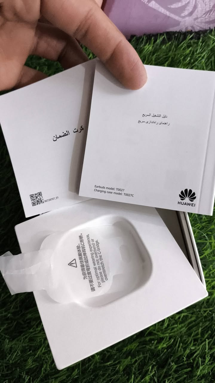 سماعات HUAWEI free club 2 السماعه جديده مستخدمه شهر بس نظافه 90% مع ملحقاتها  السعر 150شراي تدلل العنوان بغداد الحريه الثانيه ***********واتساب
