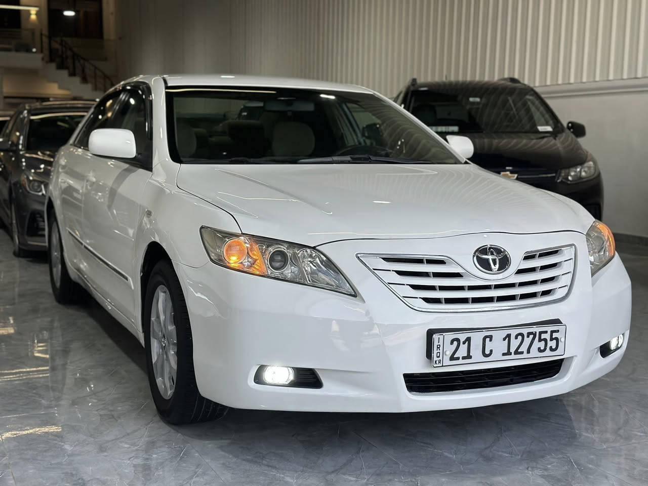 تويوتا كامري خليجي GLX
موديل : 2008 
العداد : 241  الف كيلو متر
السعر : 130 بي مجال
سيارة بدون صبغ  
المواصفات :
_ كشن كهربائي
_ برده خلفيه كهربائي 
_ تبريد قطعتين
_ فول تحكم ستيرن كروس سرعة
_ شاشة و كامرة خلفية 
_ حساسات خلفية
_داخل صاج كامل
_ فول زينون
_ 5 ويل كروم
هزة فحص سنويه ورقم جديد 
رقم سليمانية : شرط التحويل والغرامات 
معرض شركة سلام جلال فرع كركوك
للاستفسار : ***********

