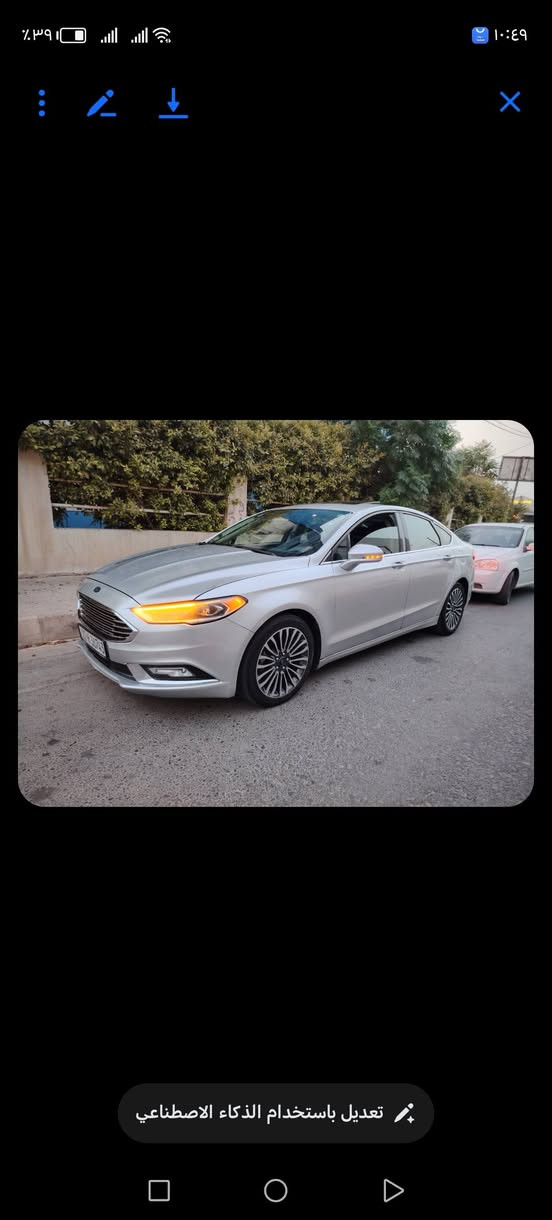 فورت فيوجن ٢٠١٧ سيارئ فول فول بس جاملغ خلفي صبغ بدون ايرباك كير محرك كهربايات كلهون بشرط مكان سيارا أربيل ولمراوس هم حسب قناعة سعر 122ورقة  رقم *********** أربيل, العراق
