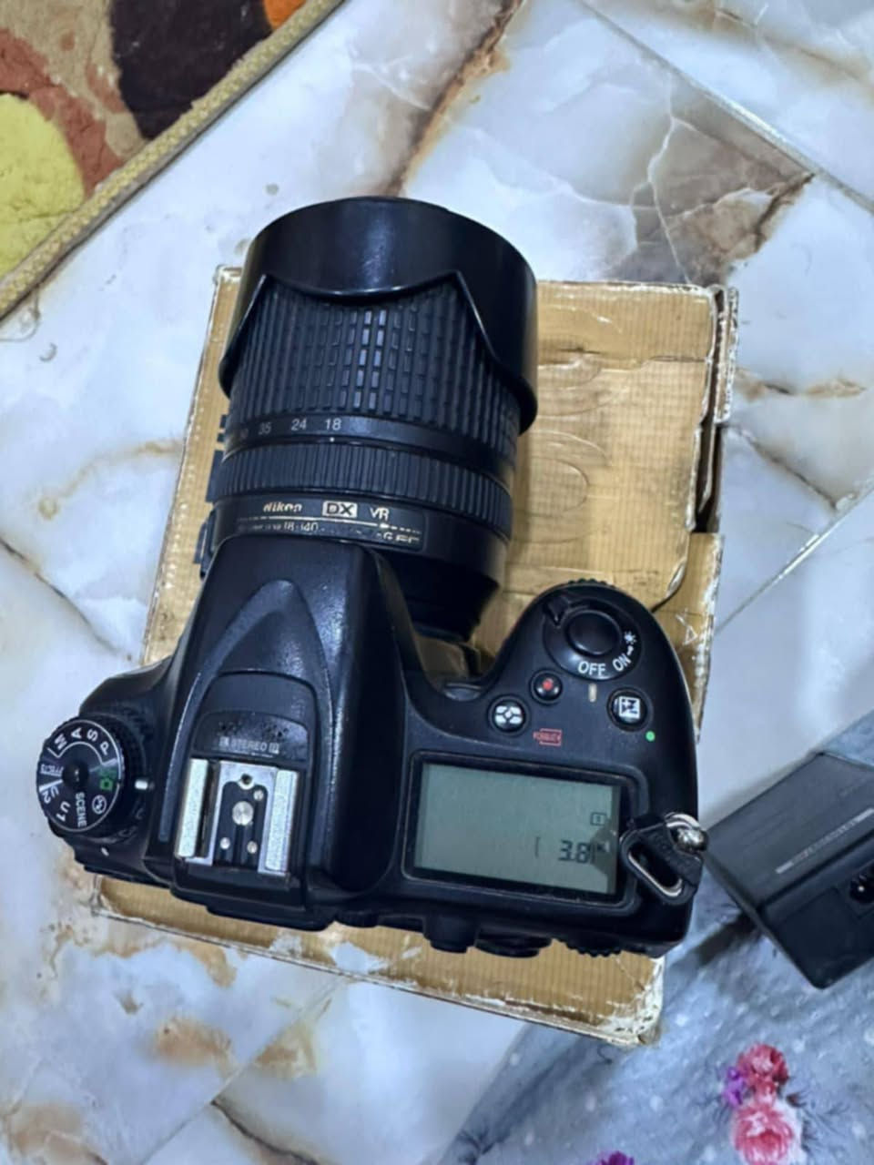 نيكون 7100
نظافة 95%
 ملحقاته
عدسة 18.140 الاصلية مع هود العدسة والكب الامامي للعدسة
شاحنة مع كيبل الشحن
بطارية
احزام كتف
كارتون الكاميرا وجياستها
شترها 25K فقط
سعرها 550
عنواني /ناصرية مركز ناصرية, ذي قار


**إذا كنت صاحب هذا الإعلان وتريد حذفه لأي سبب، رجاءا أرسل رسالة إلى الدعم الفني**