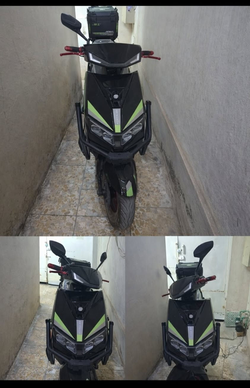 السلام عليكم 
دراجه لوك جديده   سعره 10150مكاني بغداد 

شحن سكنس 2025
1-درع 360 درجه 
2-بطاريات 6 
3- تمشيك 75 إلى 85, كيلو 
4- بيها مدخل شحن جهاز 
5- سماعات بلوتوث 
6- سرعتها 88 حقيقي 80
7- دراجه بعدها جديده لوك مماشيه بس عل كد دوامي و ارجع بيها اطبكها كل يومين اشحنها مره وحده 
8- شلعتها كلش حلوه


**إذا كنت صاحب هذا الإعلان وتريد حذفه لأي سبب، رجاءا أرسل رسالة إلى الدعم الفني**