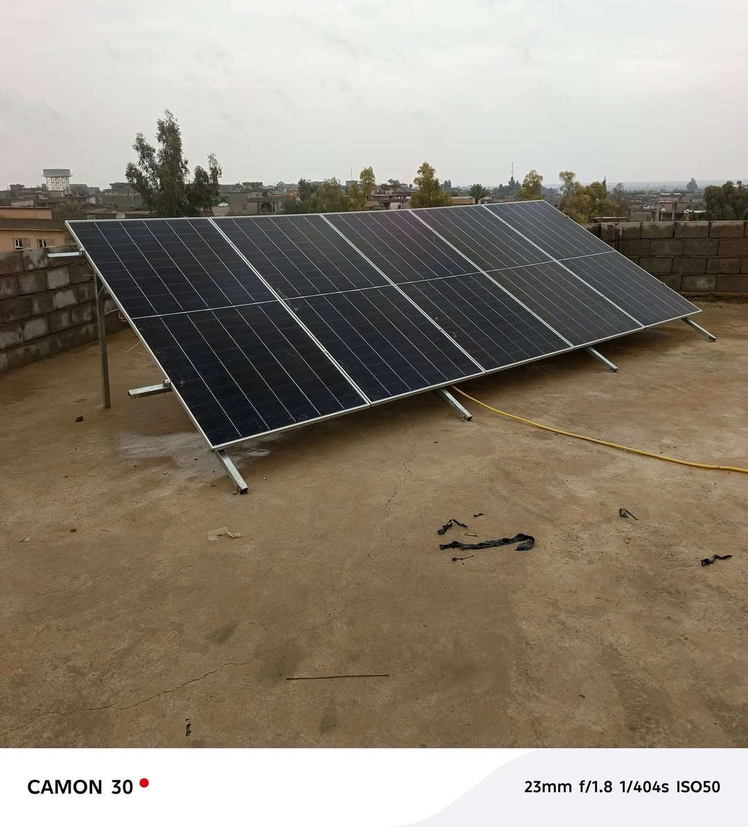 #عروض مميزة مع تخفيضات هائلة

تم بفضل الله تجهيز و  تنصيب منظومة طاقة شمسية لمنزل باسم الياسين

قضاء الحويجة
#قرية شميط
         

5 الواح فيلادليفيا 620 واط
بطارية ليثيوم 8 كيلو واط
انفيرتر 4 كيلو واط 

 م. عامر البشير
***********
حارث البشير 
***********
د. جاسم الحسن 
***********
م. بلال طالب 
***********
زياد اياد حمد
‏‪***********‬‏
