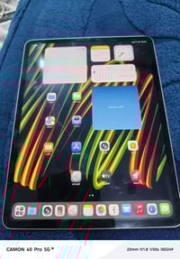 ايباد برو 12.9 حجم 13 الحجم الكبير  الجيل السادس  معالج   M2  بطارية 8...