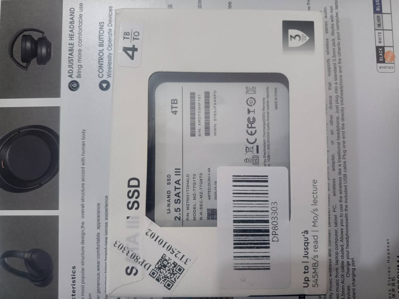 السلام عليكم عندي هاردات ssd 
Kingston 480 GB سعرة 50الف 
هارد SanDisk 2تيرا سرعه فائقة سعره 100 الف 
هارد  Goldenfir 512 GB سعرة 50 الف
هارد KingS pec 4 تيرا سعرة 150 الف 
لايوجد توصيل 
تجي تفحص عندي بالبيت وتاخذه الف عافيه 
العنوان بغداد الشعب حي اور 
***********
