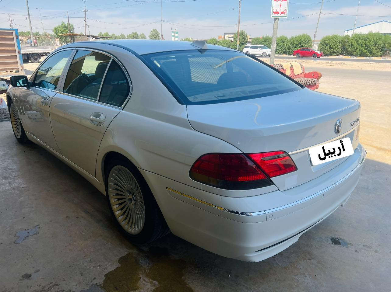بي أم باخرا 730li موديل 2008 رقم أربيل
بدون حادث 👓گير ومكينة فول 
تبريد ثلج

السعر المطلوب 145 ورقة وبيها مجال 

تحويل أو وكالة تدلل 

السنوية نافذة 

مواصفات الباخرة معروفة 

باب طويل الأبواب مو شفط 

بيها نواقص بسيطة 

بيها چاملغ مرشوش وشبر بالبنيد صبغ 

مكانها بالحلة هذا رقمي 

 ***********

#باخرات

#BMW
