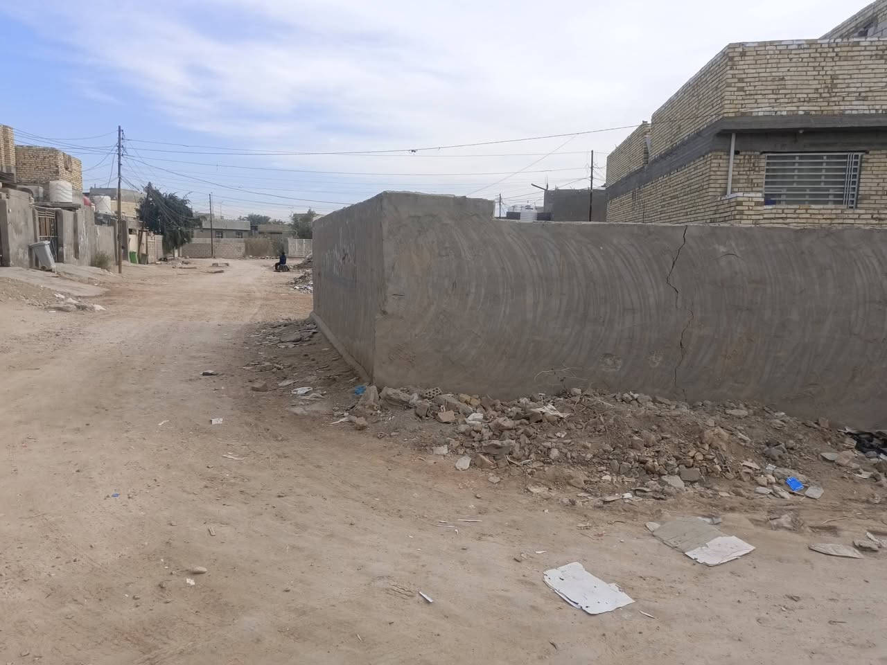 قطعه مساحه 150متر ركن في مجمع حجي حسين مقابيل جامعة الخظراء للبيع 
***********
