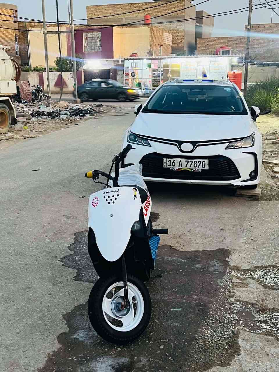 سلام عليكم دراجة بييجي للبيع دراجة نضيفه شراي ينتصل عله هذه رقم ***********
