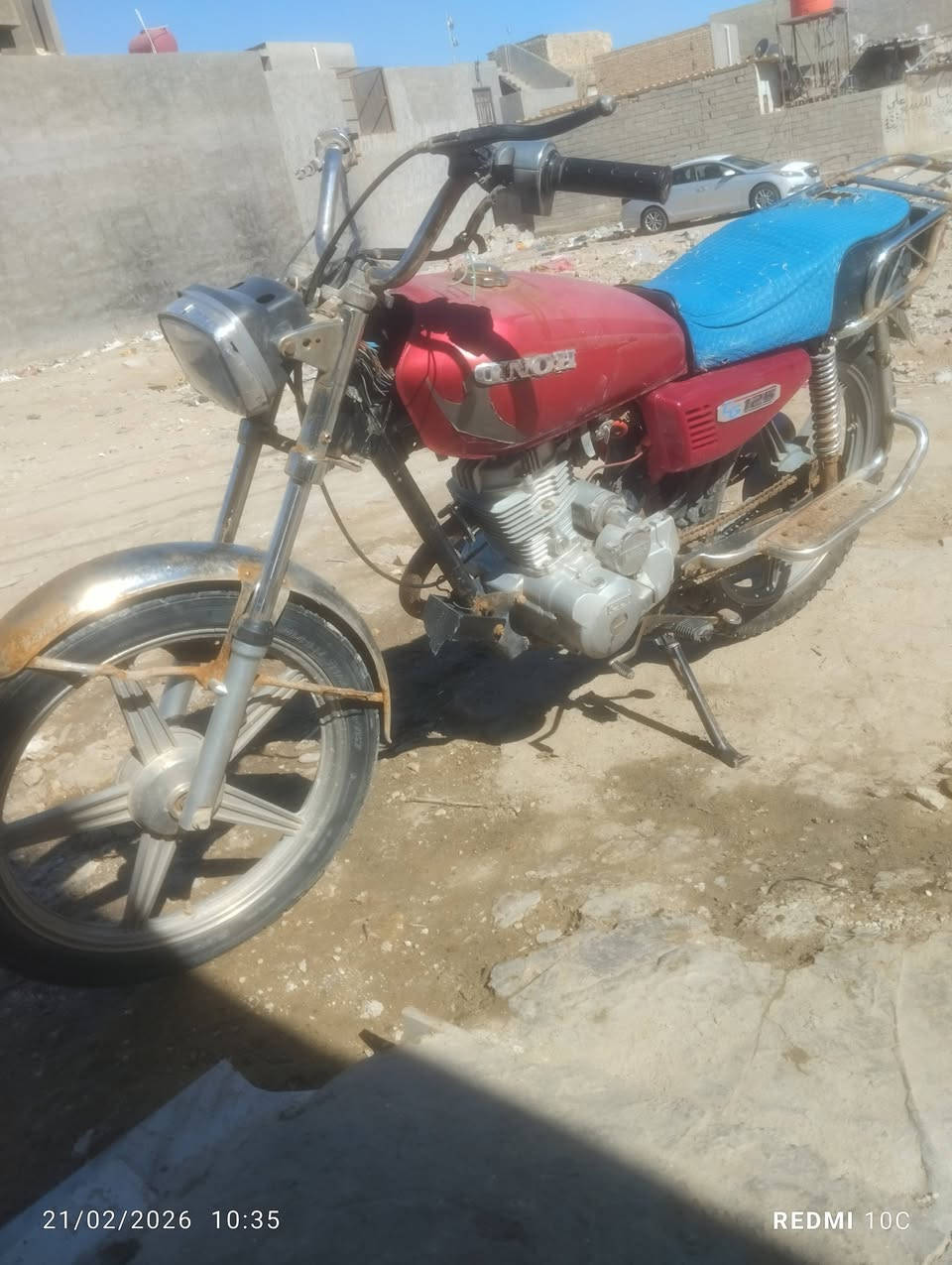 سلام عليكم دراجه للبيع هوندا موديل قديم 5كير مال شغل إيرادله اشوي ترتيب مثل الكهربائيات اوراق كامله
 السعر المطلوب 175
مكاني حله شارع 80 جهت كربلاء ***********
