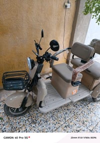 دراجه شحن ثلاث تايرات ذات 5 بطاريات. دراجه مستعملة