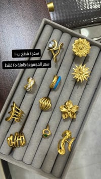 تخفيض يوم واحد • ستانلس ستيل • طلاء ذهب ١٨