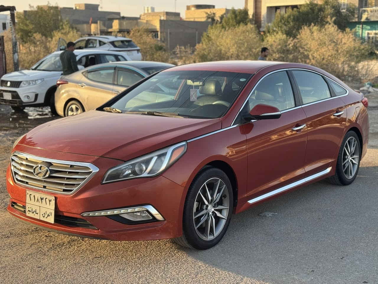 سلام عليكم سوناتا 2015 امريكي فول مواصفات spots  بصمه كشن جلد رادارات ويلكب ترحيب ماشيه 70 حقيقي مكينه 2000 تيربو رقمها سليمانيه سنويه 2027 تحويل وكاله حاضر باي وقت مكينه كير حداديه خير من الله سياه جاهزه ماناقصها اي شي السعر 118 وبيه مجال قليل ***********
