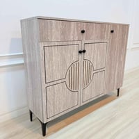 خزانة 3 باب • خشب MDF • ١٢٠×٩٥×٣٢سم