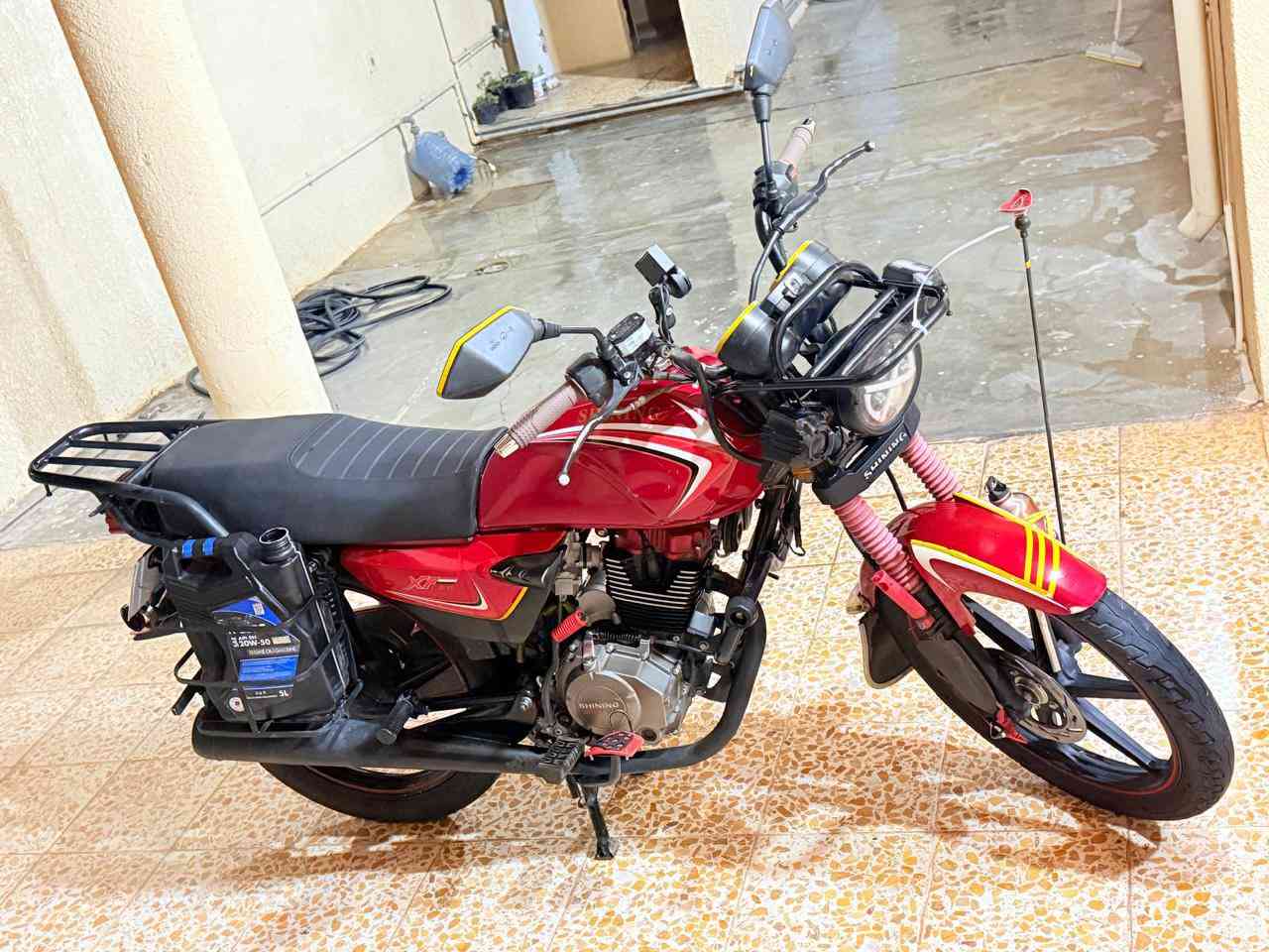 السلام عليكم دراجه شاينك مرقمه رقمها صلاح الدين للبيع الدراجه كلشي ما ناقصها وشرط سبانه ماممدوده ع المحرك
تجي تفحص أو تريد ع اي مصلح يفحصها 
للاستفسار 
***********
