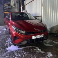 كيا فورتي موديل ٢٢ وارد امريكي  حادثهة موضح بلصور بدون ايرباك وسونار م...