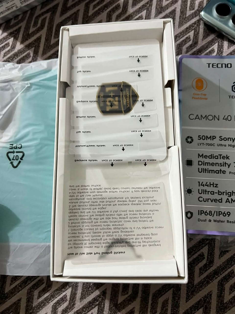 سلام عليكم جهازCAMOH 40 PrO 5G الذاكره 256 رام 12 جهاز نضيف بمعنا الكلمه سعر350 وبي مجال هذا رقمي ***********العنوان البصرة خور الزبير
TECNO AI
ТЕСПО

