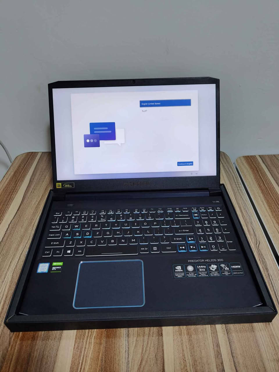 لاپتۆێکی فەخم و ڕاقی تایبەتە بەکاری قورس 
کۆمەڵێک تایبەت مەندی زۆر تایبەتی هەیە کە لە زۆرێک لە براندەکانی ئێستادا نیە 
ئەم لاپتۆپە تایبەتە بەکاری دیزاین و گرافیک و گەیم 

نرخی تەنها725,000 مەجالیشی تیایە 😁

ACER Predator Helios 300
Intel® Core™ i7-9750H💥
15.6" FHD IPS 144Hz slim bezel LCD
NVIDIA® GeForce® GTX 1660Ti with 6 GB GDDR6😮‍💨
16 GB DDR4 2666MHz
256GB PCIe NVMe SSD+1TB HHD

‎بۆ داواکردن نامە بۆ پەیج بنێرن📥
‎یاخود
‎پەیوەندی بکەن بەم ژمارەیەوە لە وەتسئەپ✅
***********
*********** حلبجة, السليمانية
