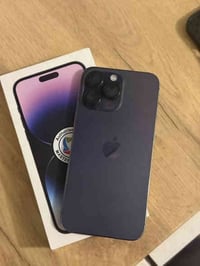 ايفون ١٤ برو ماكس  ذاكره ٢٥٦ بطاريه ٨٧ ضمان ماستر شرق اوسط   ستخدام شخ...