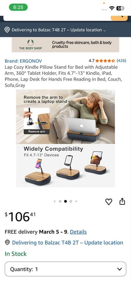 متوفر ستاند وميز بنفس الوقت حامل ايباد   متعدد الاستخدامات قطعة كلش مرتبة جديدة كبس شركة وباقي التفاصيل موضحة بالصور على اول تم 40 الف ويا التوصيل


**إذا كنت صاحب هذا الإعلان وتريد حذفه لأي سبب، رجاءا أرسل رسالة إلى الدعم الفني**