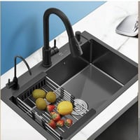 حوض سنك • ستانلس ستيل • مقاس 56×45×20