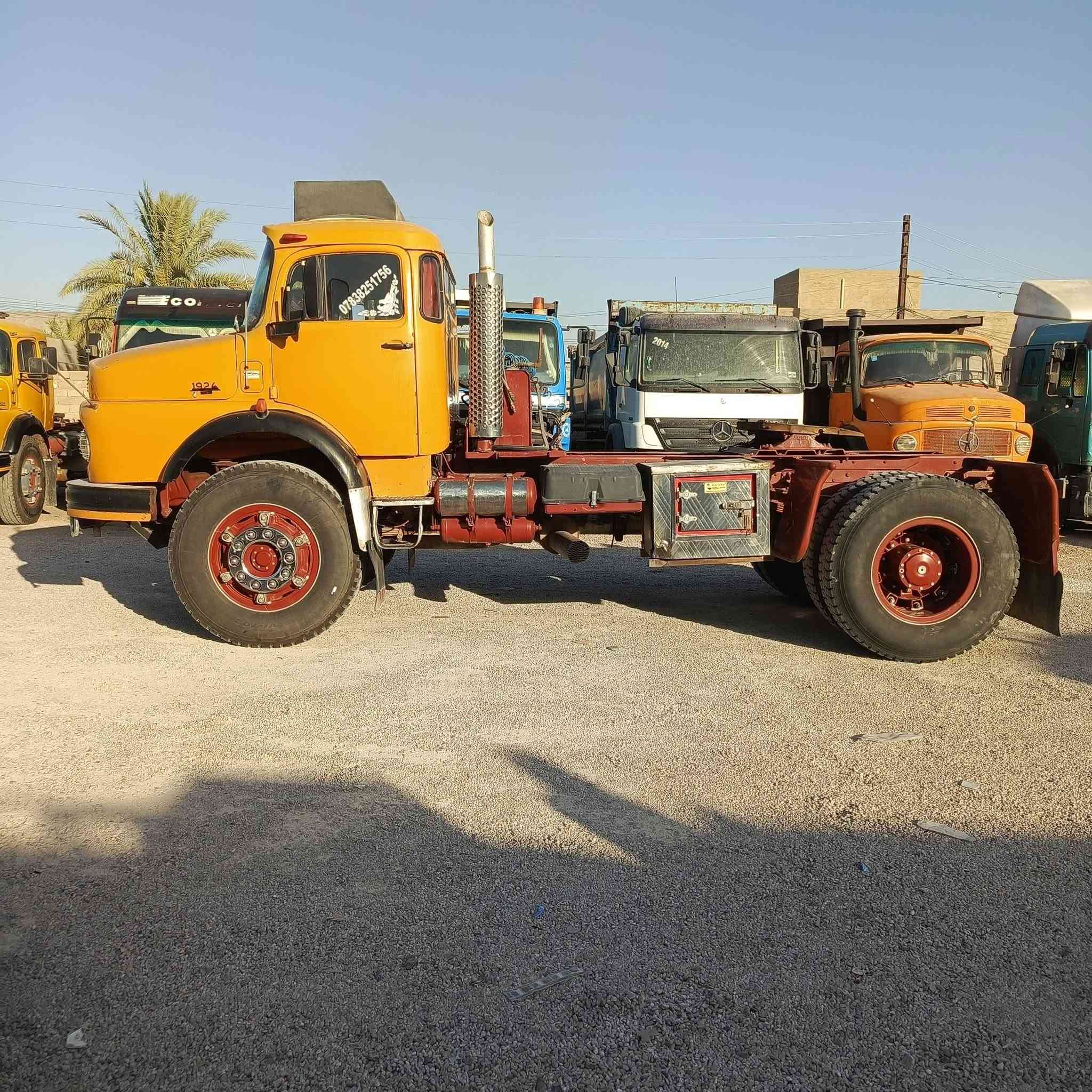 للبيع قجمه راس تريله محرك سوبر كير كير111جاهزموديل 82مسجله كلااب***********

