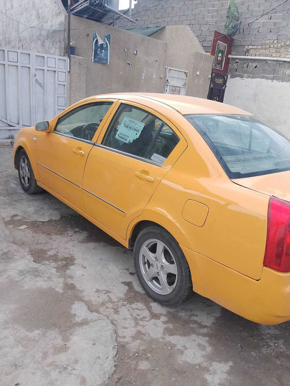 السلام عليكم
حلالي للبيع شيري اي فايف 2011 كير ومكينه ياباني كامري 2000 صدر عام جديد امامي خلفي لوحات انكليزي جديدة سنويه جديده ل 2030 هزه جديده مصفر هيئه وغرامات حساسات السيارة كامله زوج تايرات امامي جديد كهربائيات شغاله عامه السياره مصبوغه عام للجماليه فقط السعر $42$ وبيها مجال للشراي اي استفسار اتصال عل الرقم ***********  رجائا المو شراي لا يتعبني ولا يكسر بحلالي مكاني بغداد الحبيبيه قرب ملعب المدينه
